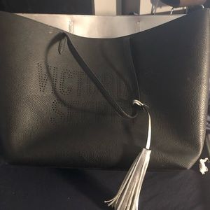 Victoria secret black tote bag